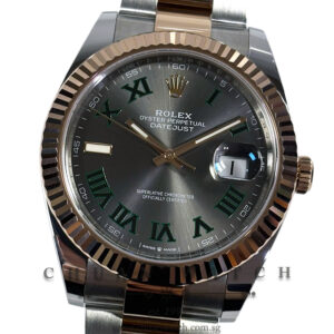 Rolex DateJust 41 Two-Tone 126331 Slate Roman 'Wimbledon'