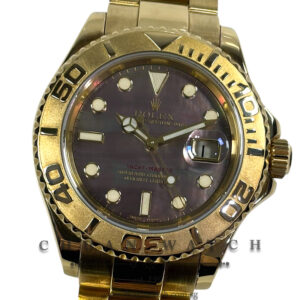 Rolex Gents' Yacht-Master Yellow Gold 40mm 16628 Black MOP Index - Discontinued