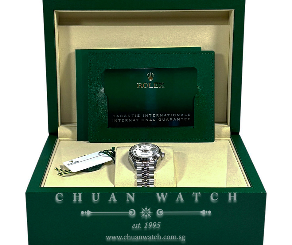 Rolex Lady-DateJust Jubilee 28mm 279174 White Roman - Image 2