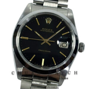 Rolex Vintage Oysterdate Precision 34mm 6694 Black Index Tritium - Discontinued