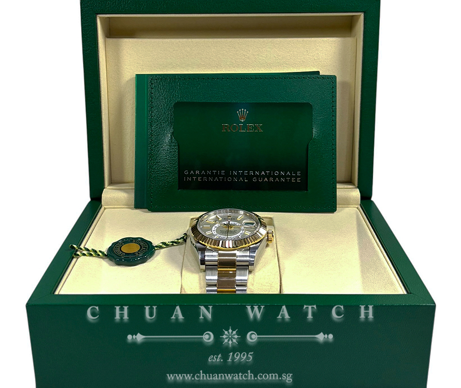 Rolex Sky-Dweller Two-Tone 42mm 336933 White - Image 2