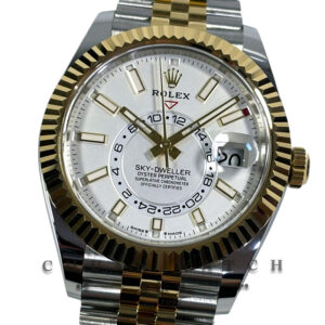 Rolex Sky-Dweller Jubilee Two-Tone 42mm 336933 White