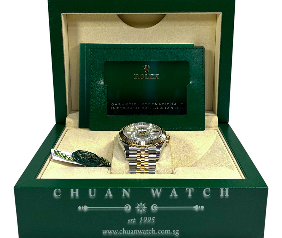 Rolex Sky-Dweller Jubilee Two-Tone 42mm 336933 White - Image 2