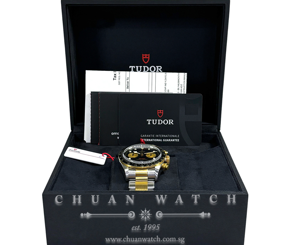 Tudor Black Bay Chrono S&G Two-Tone 41mm 79363N Black - Image 2