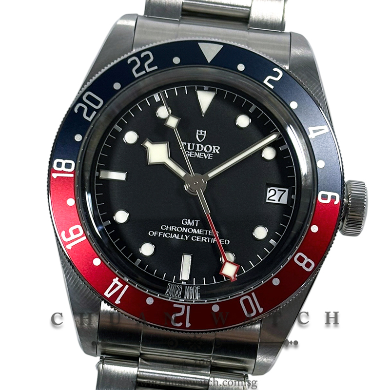 Tudor Black Bay GMT 'Pepsi' 41mm 79830RB Black