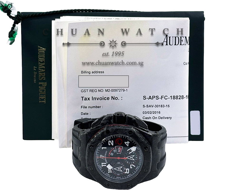 Audemars Piguet Royal Oak Offshore 'Team Alinghi' Carbon 44mm 26062FS  (Limited Edition of 1300 Pieces Only) - Image 2