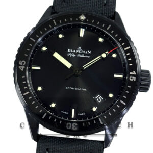 Blancpain Fifty Fathoms Bathyscaphe Black Ceramic 43.6mm 5000-0130-B52A
