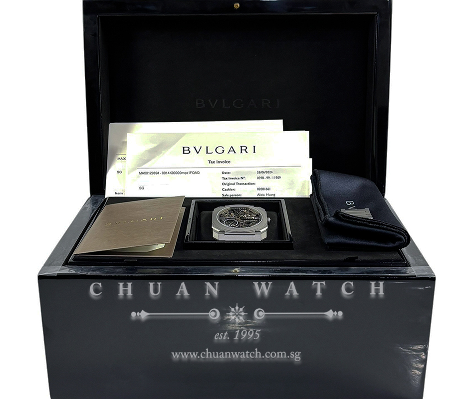 Bvlgari Octo Finissimo Skeleton 8-Days Ultra-Thin Titanium 40mm 103610 - Image 2