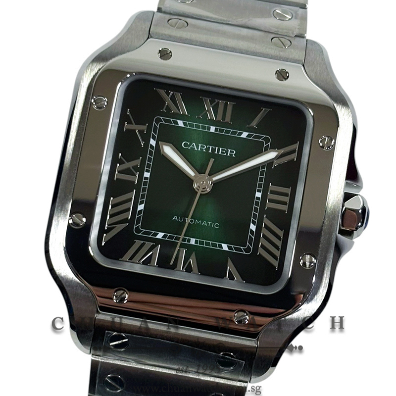 Cartier Santos de Cartier Medium WSSA0061 Green