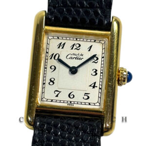 Cartier Vintage Tank Must Small Vermeil Gold-Plated Quartz 20mm W1002954 - Discontinued