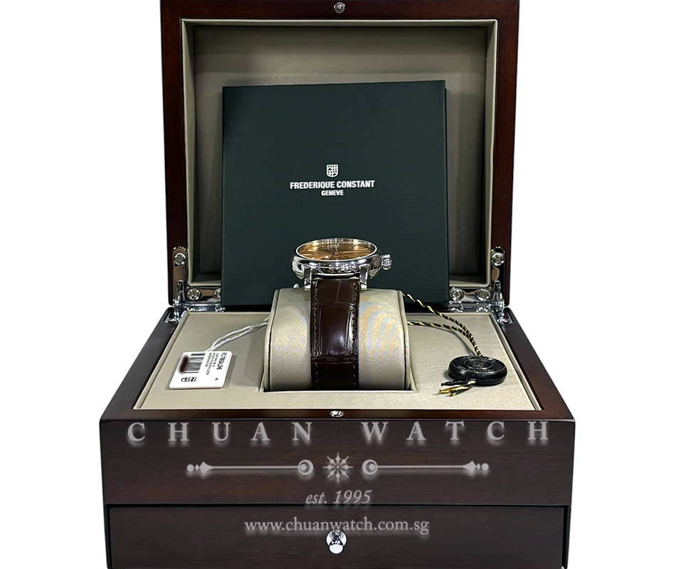 Frederique Constant Manufacture Classic Date 40mm FC-706SAL3H6 Salmon - Image 2