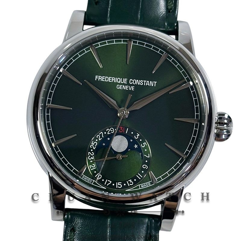 Frederique Constant Manufacture Classic MoonPhase Date 40mm FC-716GR3H6 Green