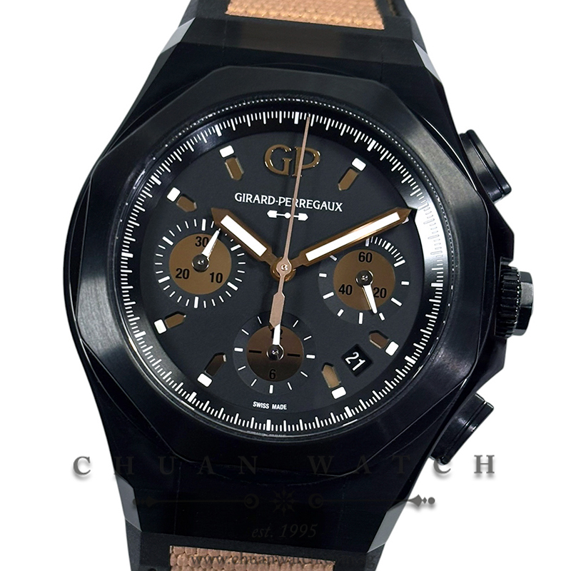 Girard-Perregaux Laureato Absolute Chronograph 'Gold Fever' PVD-Titanium 44mm 81060  (Limited Edition of 188 Pieces Only)