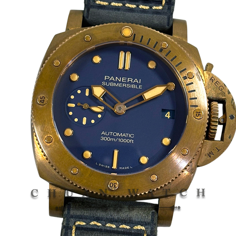 Panerai Submersible Bronzo 'Blu Abisso' 42mm Pam 1074 X - Discontinued