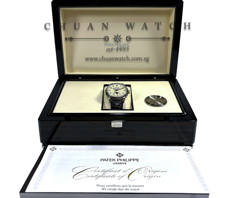 Patek Philippe Perpetual Calendar MoonPhase White Gold 40mm 5320G-001 Cream - Discontinued - Image 2