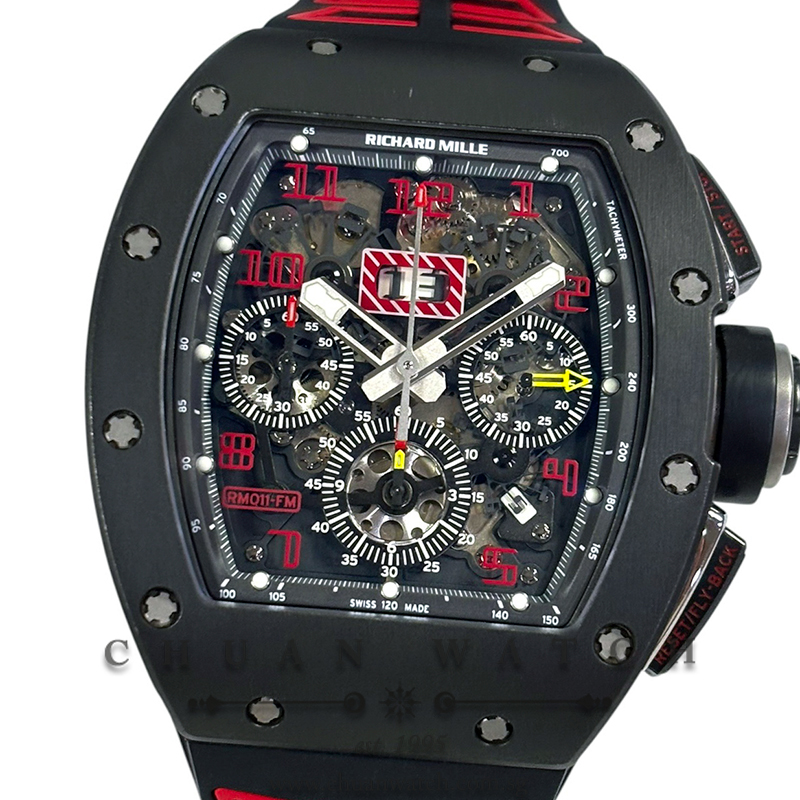 Richard Mille RM011 DLC-Titanium 'Shotblast' - Discontinued