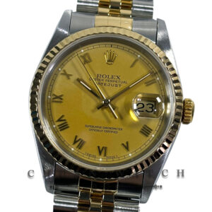 Rolex Gents' DateJust Jubilee Two-Tone 36mm 16233 Champagne Roman Tritium - Discontinued
