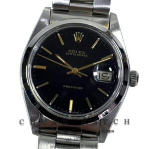 Rolex Vintage Oysterdate Precision 34mm 6694 Black Index Tritium - Discontinued
