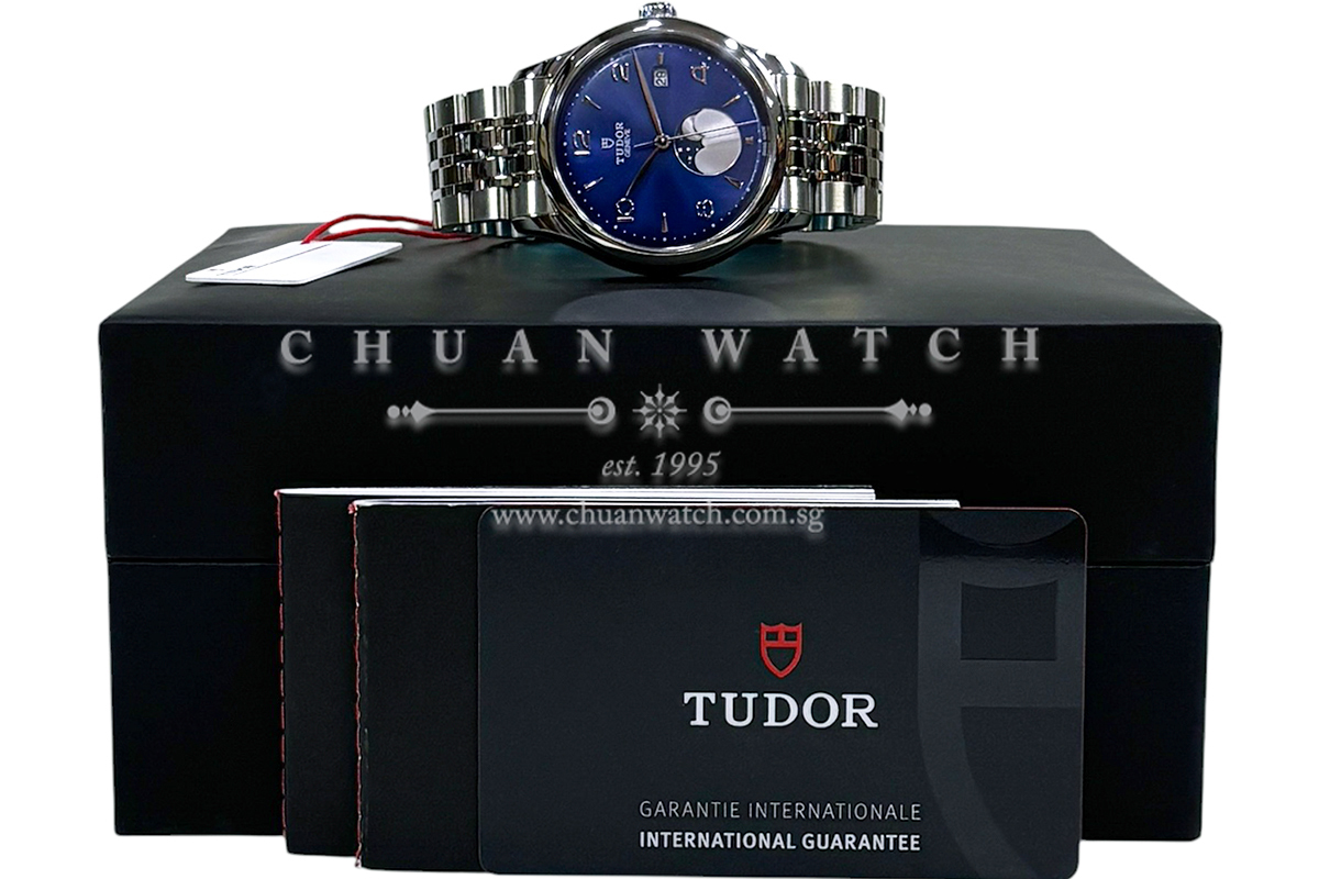 Tudor 1926 Luna MoonPhase 39mm 91560 Blue - Image 2