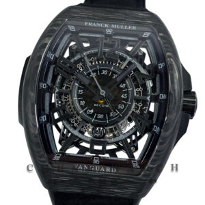 Franck Muller Vanguard Racing Skeleton Black Carbon V 45 SC DT SQT RCG CARBON NR