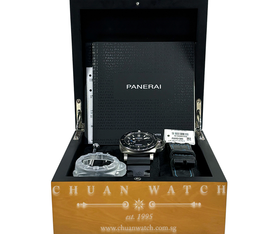 Panerai Luminor Submersible Amagnetic 1950 3-Days Titanium 47mm Pam 1389 U - Discontinued - Image 2