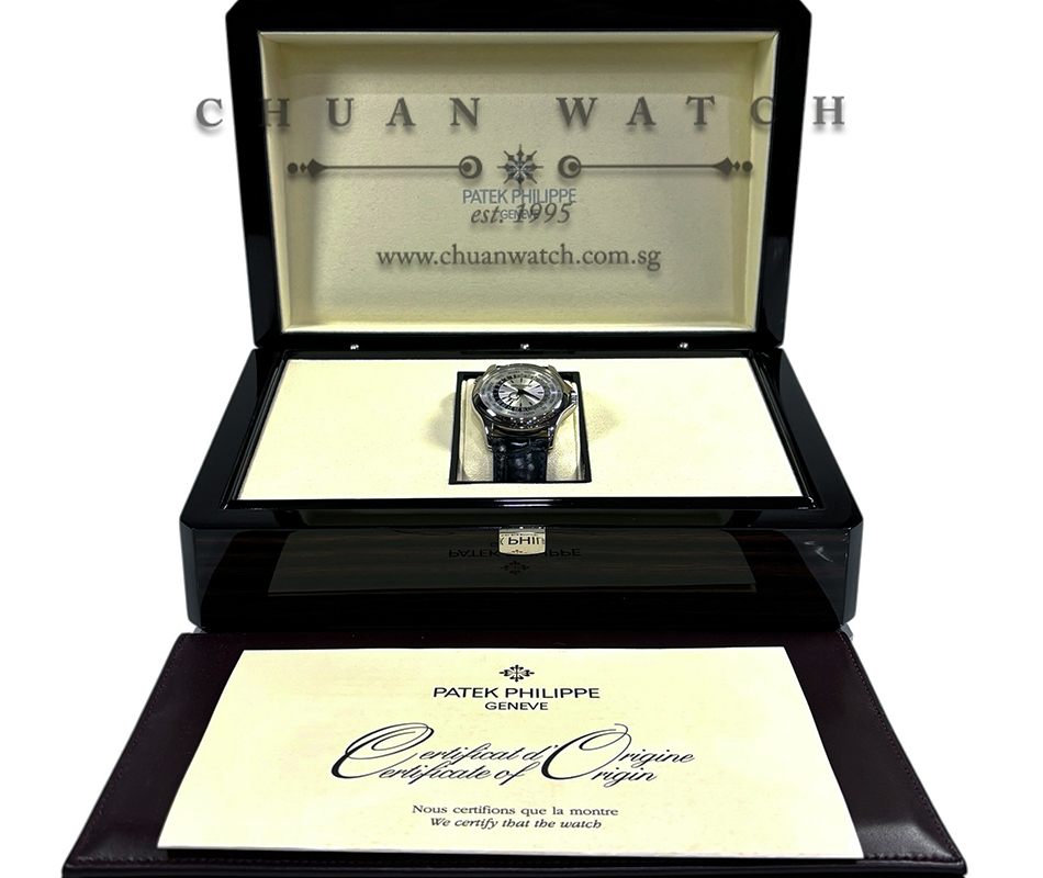 Patek Philippe World Time White Gold 39.5mm 5130G-001 - Discontinued - Image 2