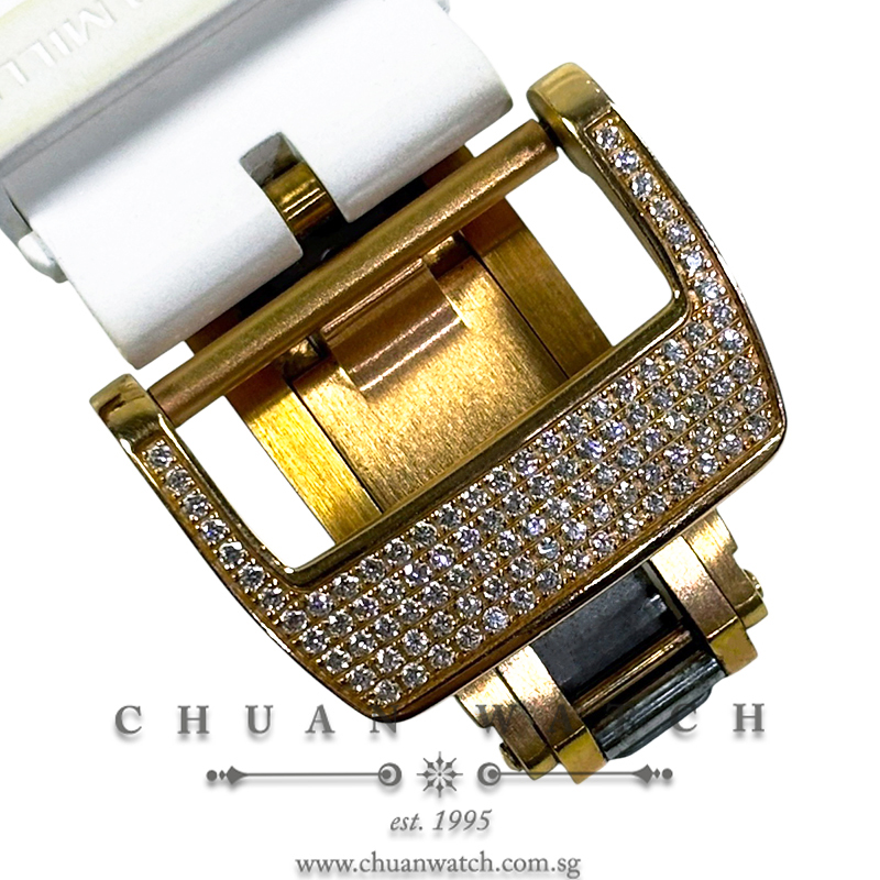 Richard Mille RM11-03 Rose Gold Full Diamonds - Discontinued - Image 4