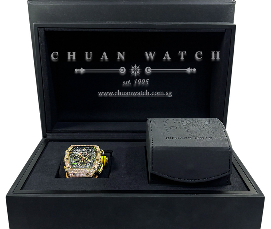 Richard Mille RM11-03 Rose Gold Full Diamonds - Discontinued - Image 5