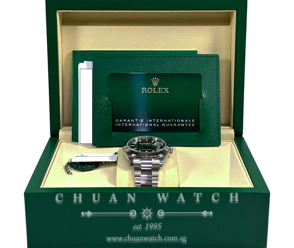 Rolex DateJust 41 126300 Mint Green Index - Image 2