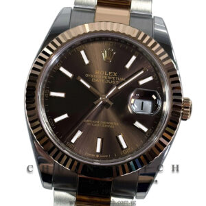 Rolex DateJust 41 Two-Tone 126331 Chocolate Index
