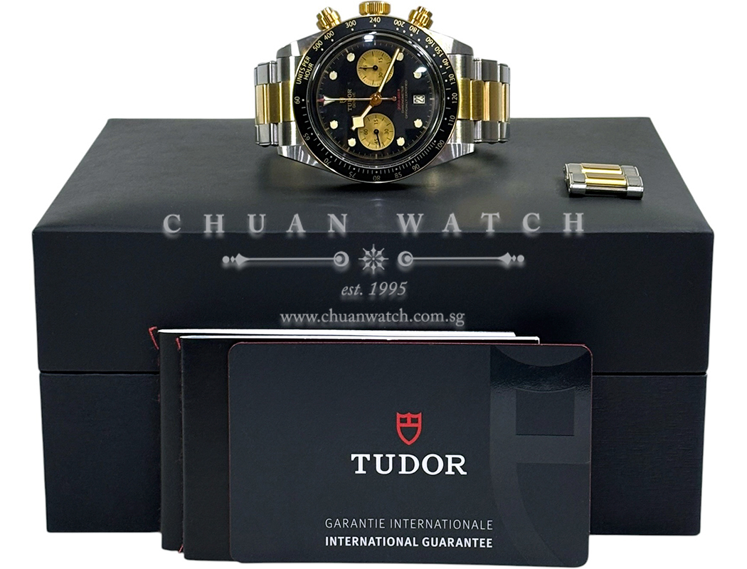 Tudor Black Bay Chrono S&G Two-Tone 41mm 79363N Black - Image 2