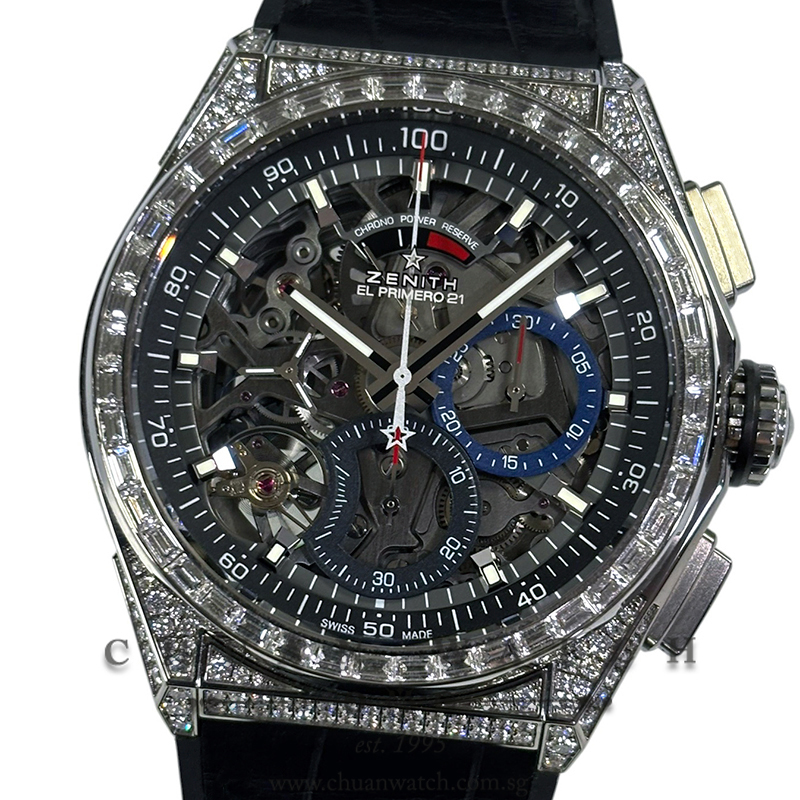 Zenith Defy El Primero 21 Titanium Diamonds 44mm 32.9000.9004/78.R582 - Discontinued